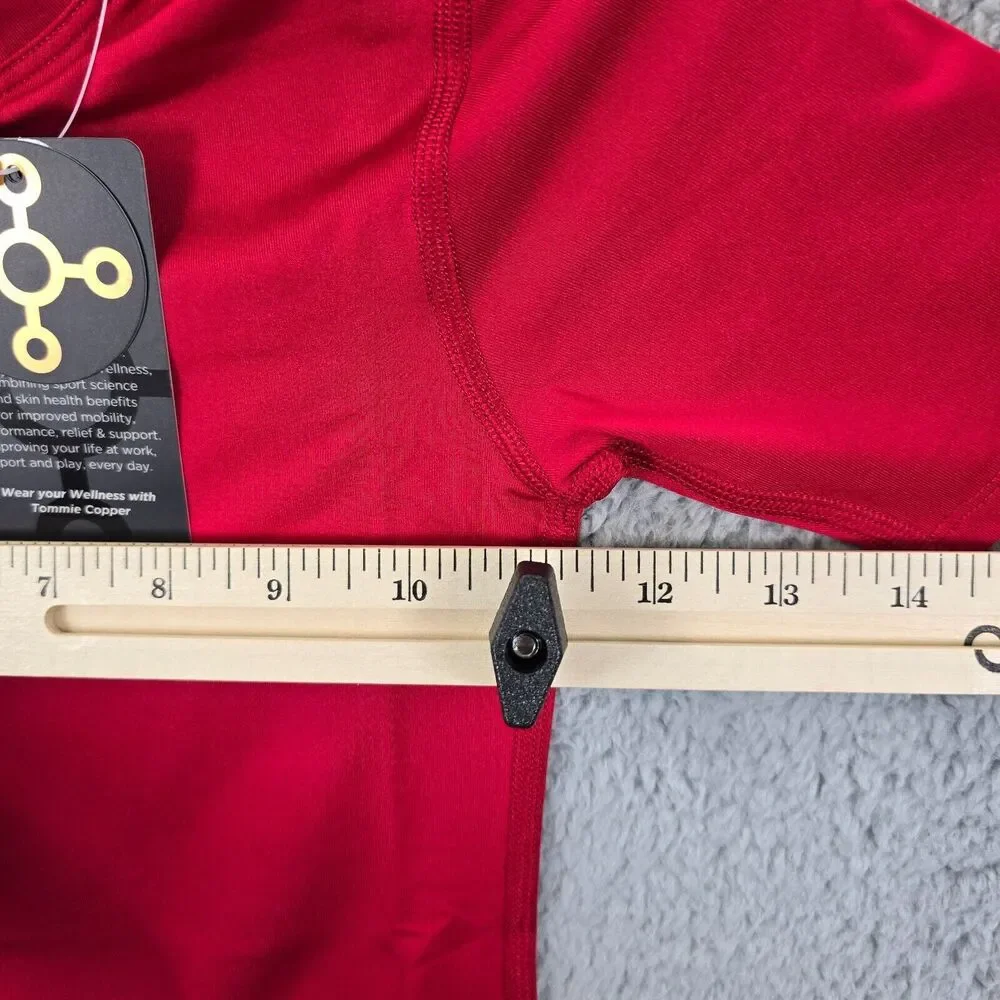 NWT Tommie Copper Red Short Sleeve Shirt Boy’s Size Small Compression TShirt